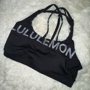 lululemon anniversary logo energy bra
